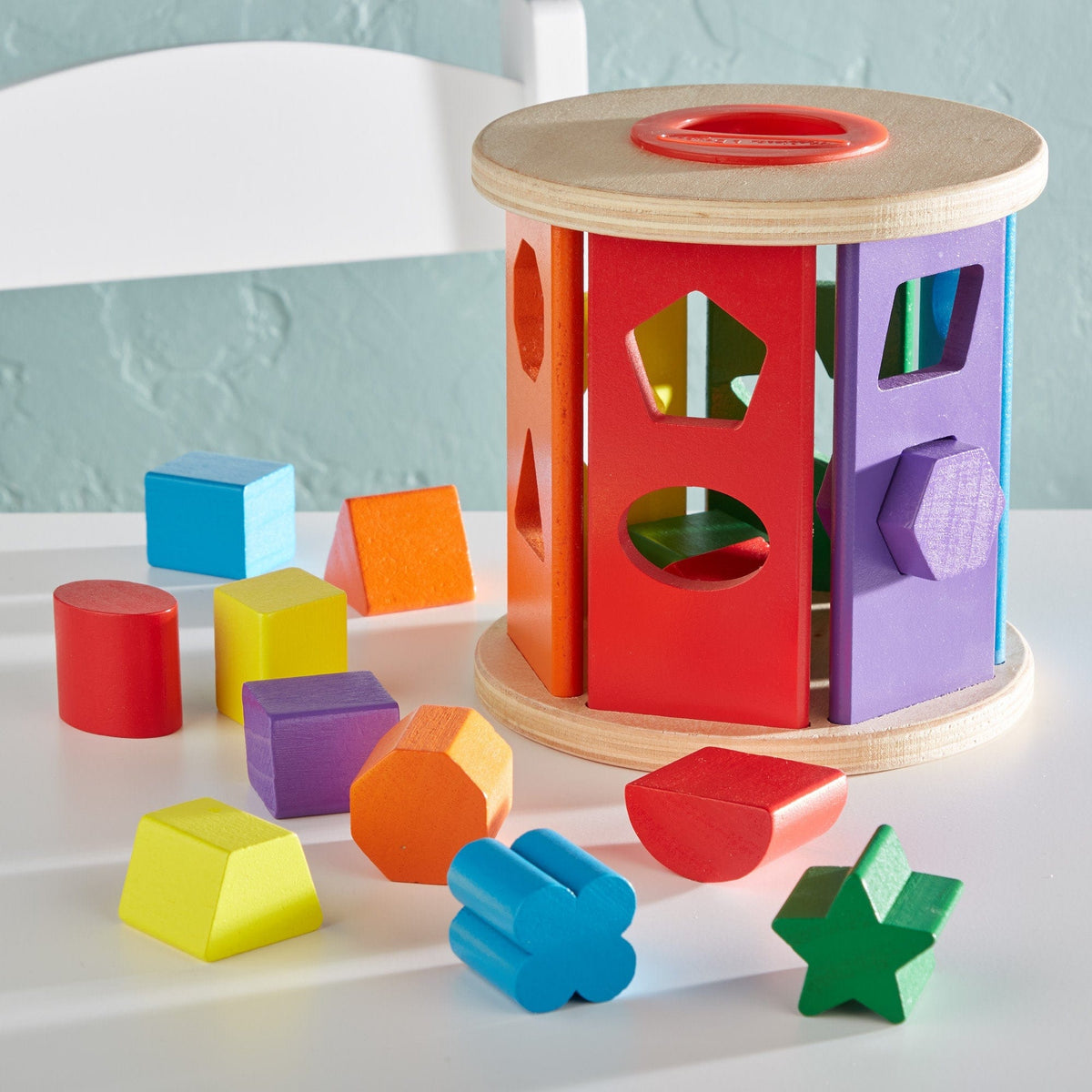 Melissa & Doug Melissa & Doug Match & Roll Shape Sorter - Little Miss Muffin Children & Home