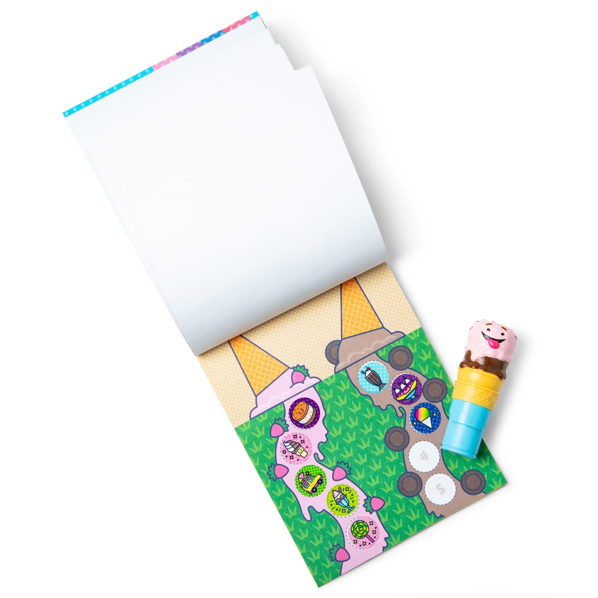 Melissa & Doug Melissa & Doug Sticker WOW! Activity Pad Set - Ice Cream - Little Miss Muffin Children & Home