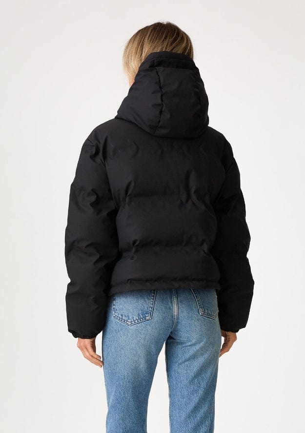 Lovestitch Lovestitch Long Sleeve Zip-Up Hooded Puffer Jacket, Black - Little Miss Muffin Children & Home