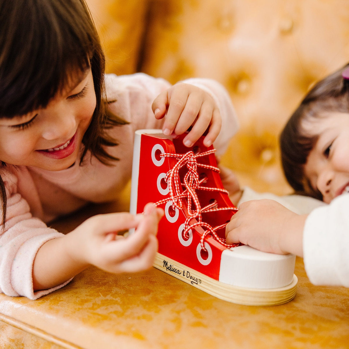 Melissa & Doug Melissa & Doug Wooden Lacing Shoe - Little Miss Muffin Children & Home