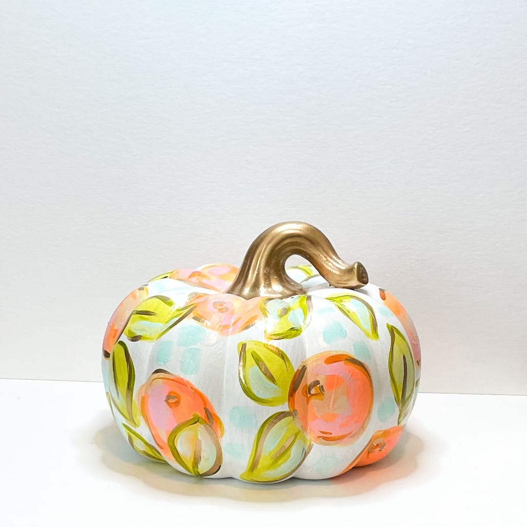 Jessica Reynolds Art Large Citrus Pumpkin - Little Miss Muffin Children & Home