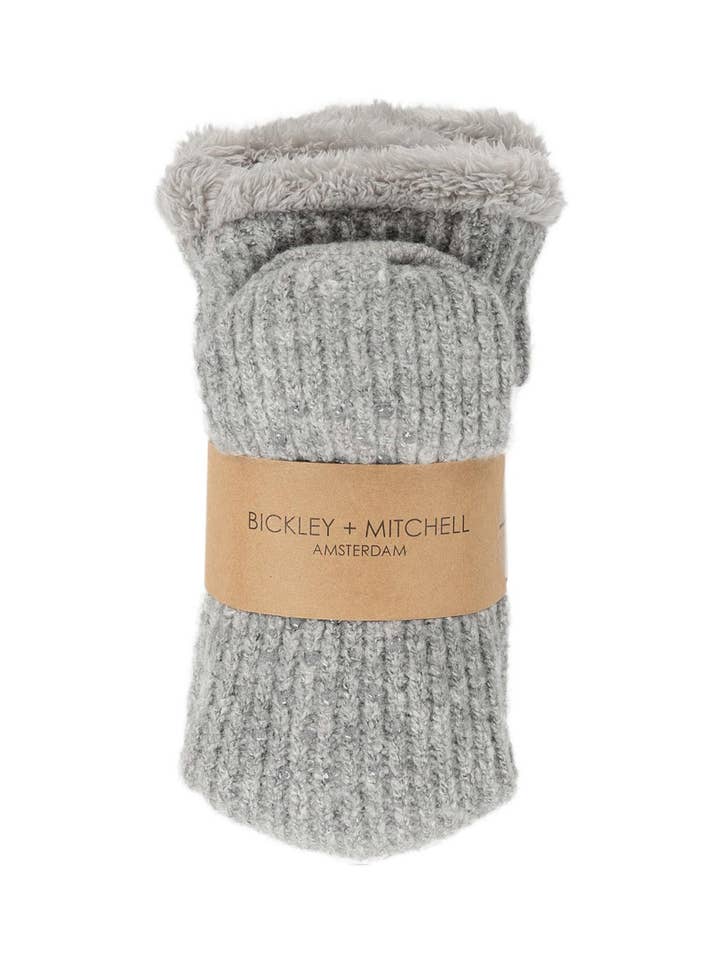 Bickley + Mitchell Amsterdam Chunky Slippers with Lining Grey Melee - Little Miss Muffin Children & Home