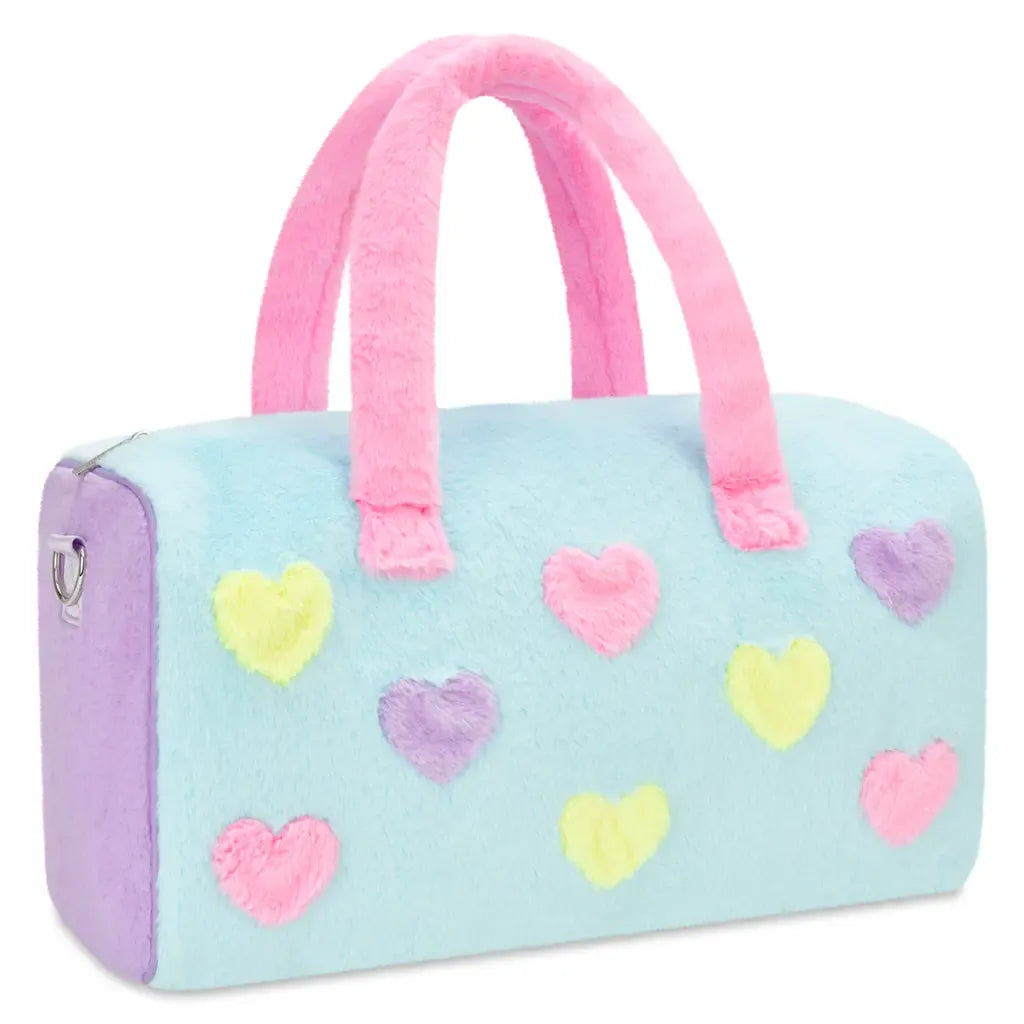 Hearts Color Block Duffel Bag