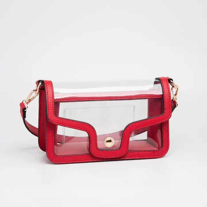 MiMi Handbags Nina Clear Gameday Shoulder Bag, 6 colors Available - Little Miss Muffin Children & Home