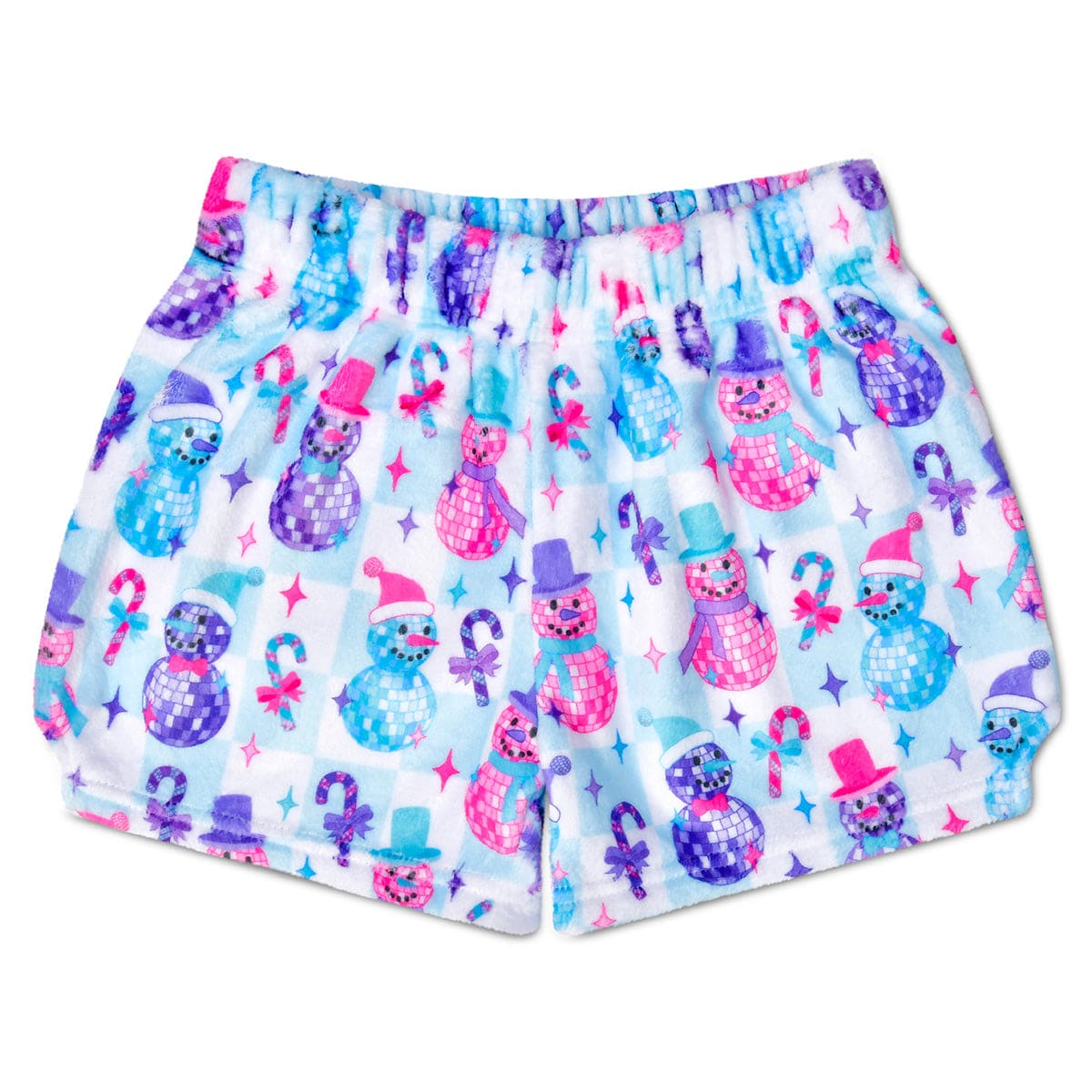 iScream iScream Disco Snowman Plush Shorts - Little Miss Muffin Children & Home