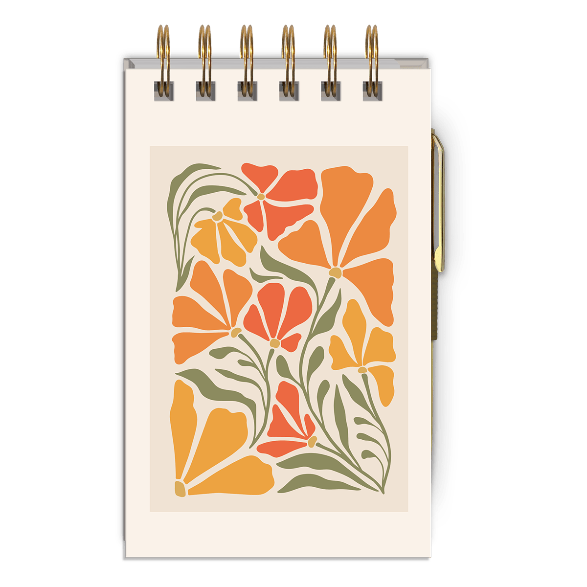 Lady Jayne Lady Jayne  Spiral Notepad with Pen Flower Market Poppy - Little Miss Muffin Children & Home