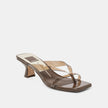 Brevel Heels in Dark Brown Jelly