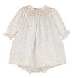 Casero & Associates Casero & Associates Swiss Dot Floral Bishop Dress - Little Miss Muffin Children & Home