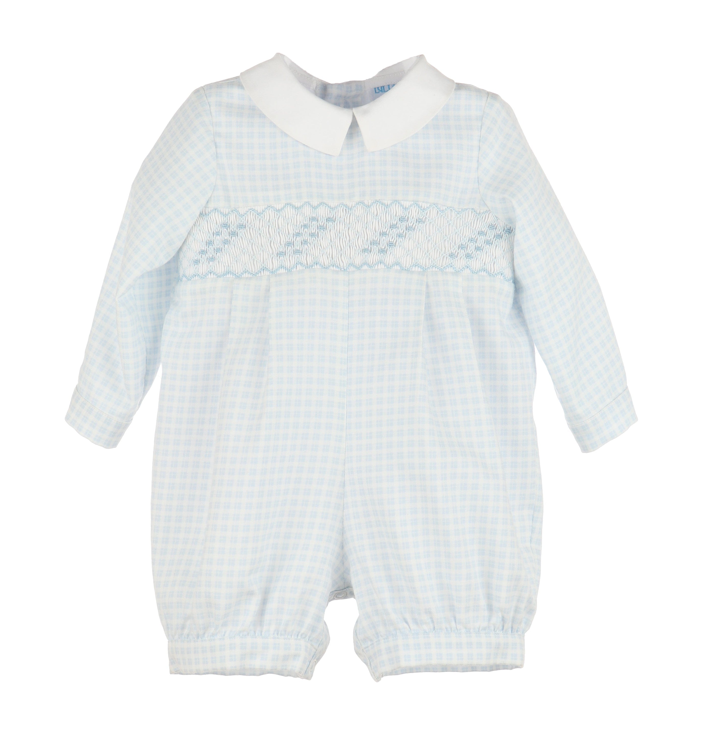 Casero & Associates Casero & Associates Smock Check Boy Bubble - Little Miss Muffin Children & Home
