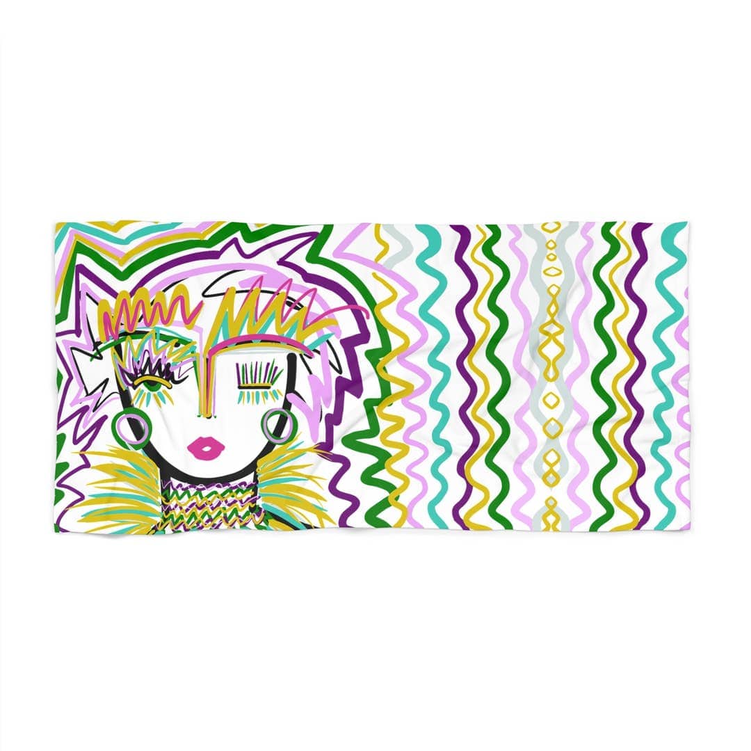 Pour Me Something Chica Beach Towel