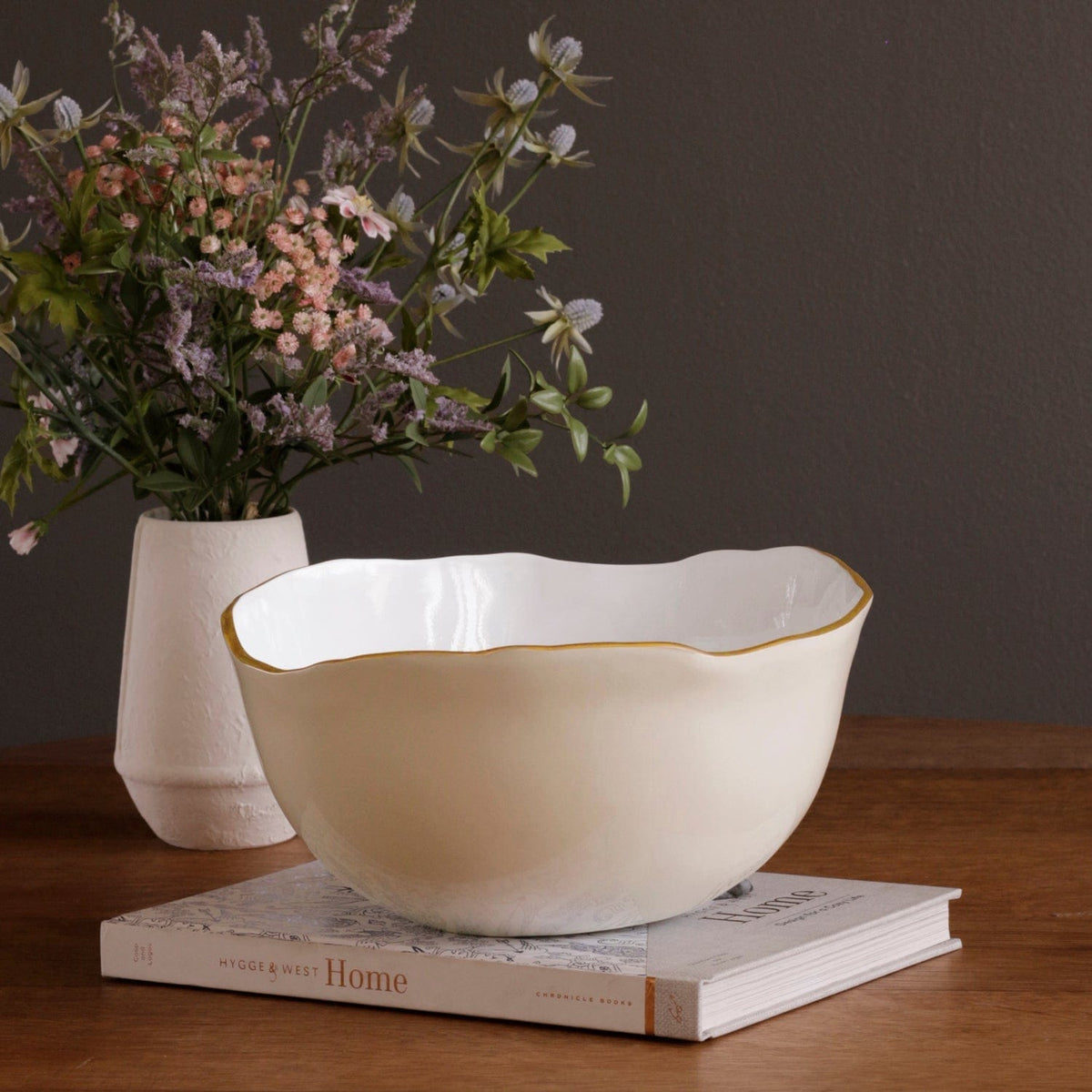 Beatriz Ball Beatriz Ball Encanto Osaka Large Bowl, Cream & White - Little Miss Muffin Children & Home