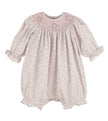 Casero & Associates Casero & Associates Dancing Roses Smock Bubble, Pink - Little Miss Muffin Children & Home