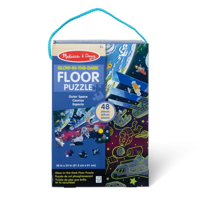 Melissa & Doug Melissa & Doug Outer Space Glow in the Dark Floor Puzzle - Little Miss Muffin Children & Home