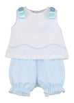 Casero & Associates Casero & Associates Party Dots Girls Set, Blue - Little Miss Muffin Children & Home