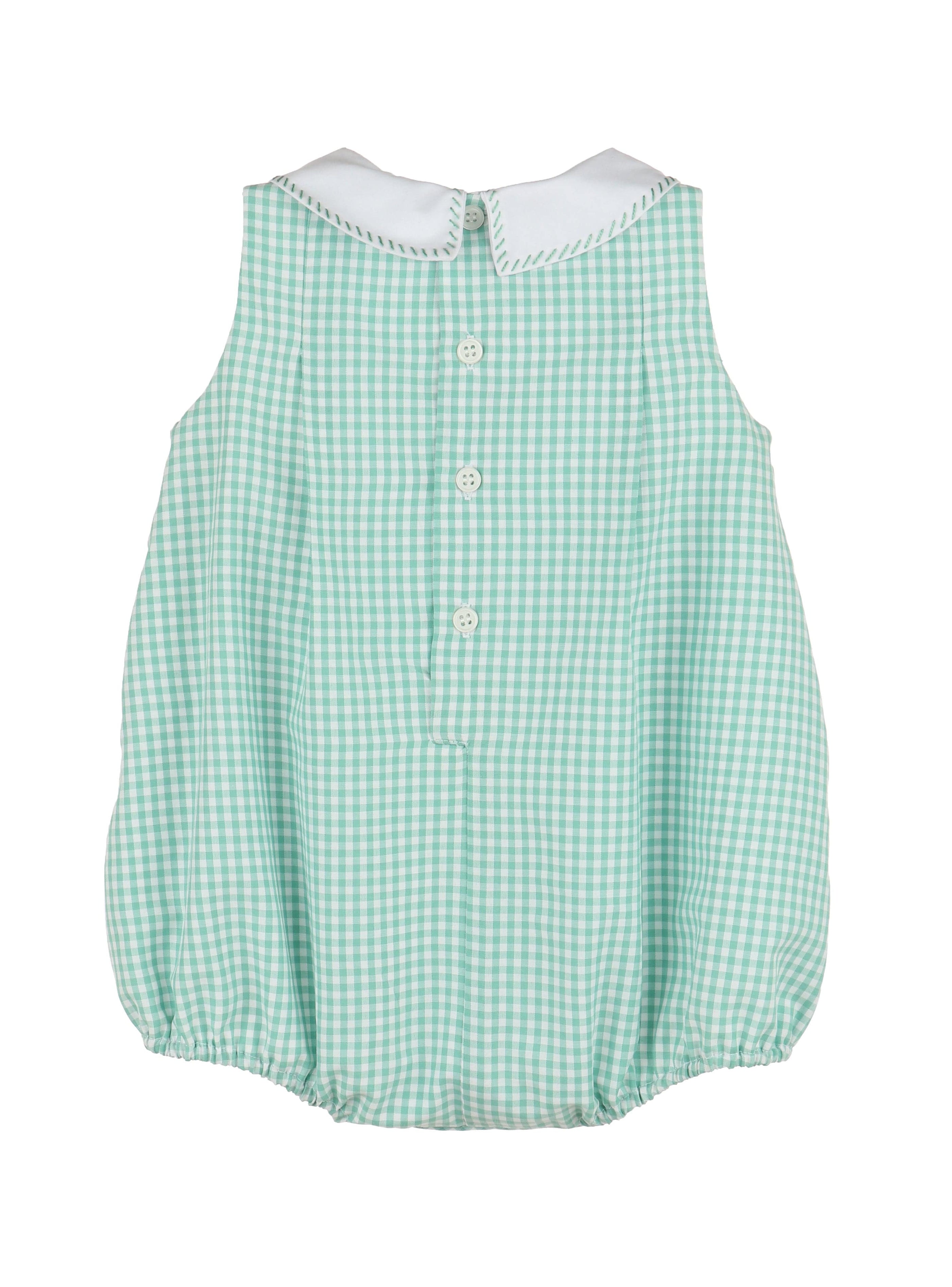 Casero & Associates Casero & Associates Check Tabs Boy Bubble, Green - Little Miss Muffin Children & Home