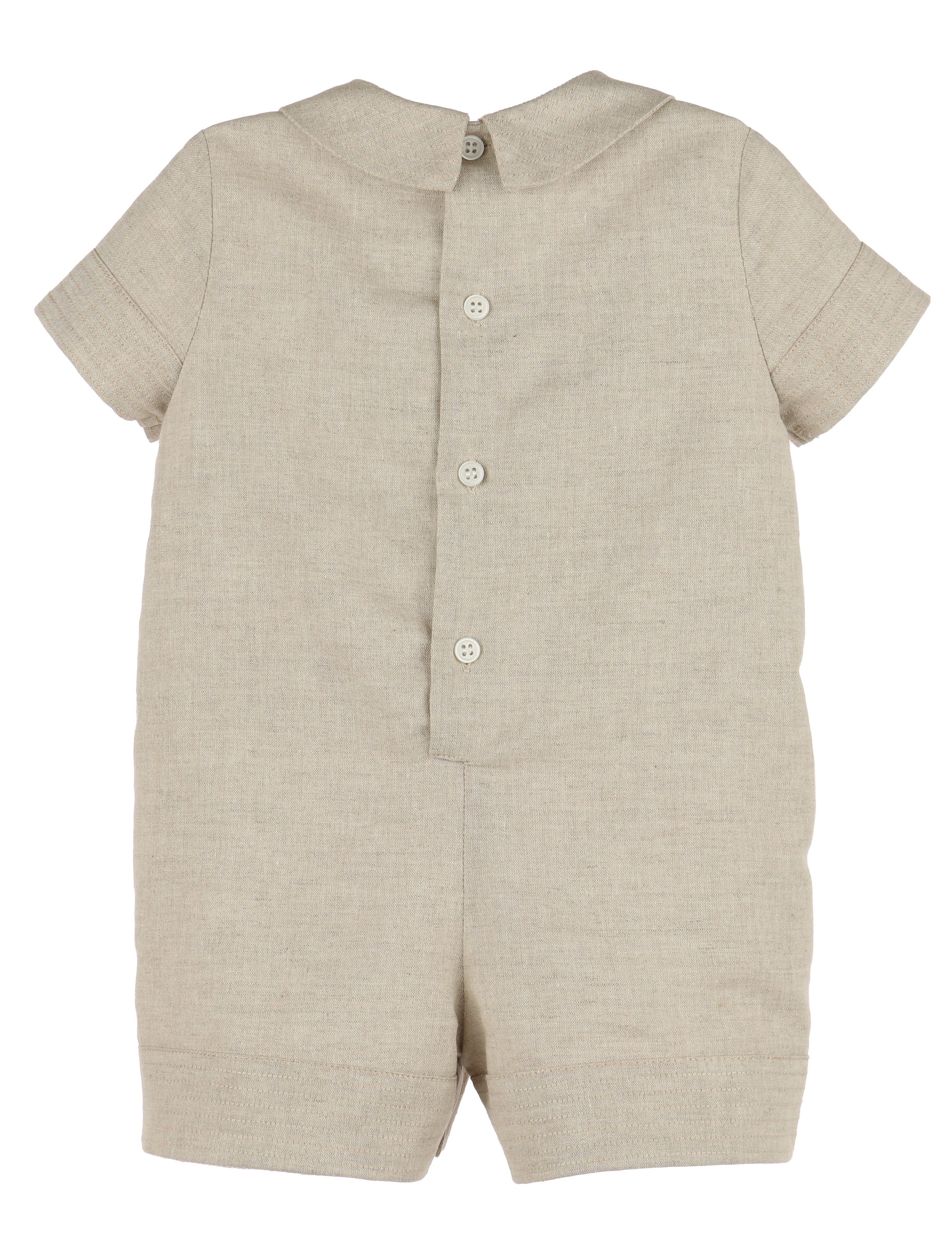 Casero & Associates Casero & Associates Linen Boy Bubble, Beige - Little Miss Muffin Children & Home