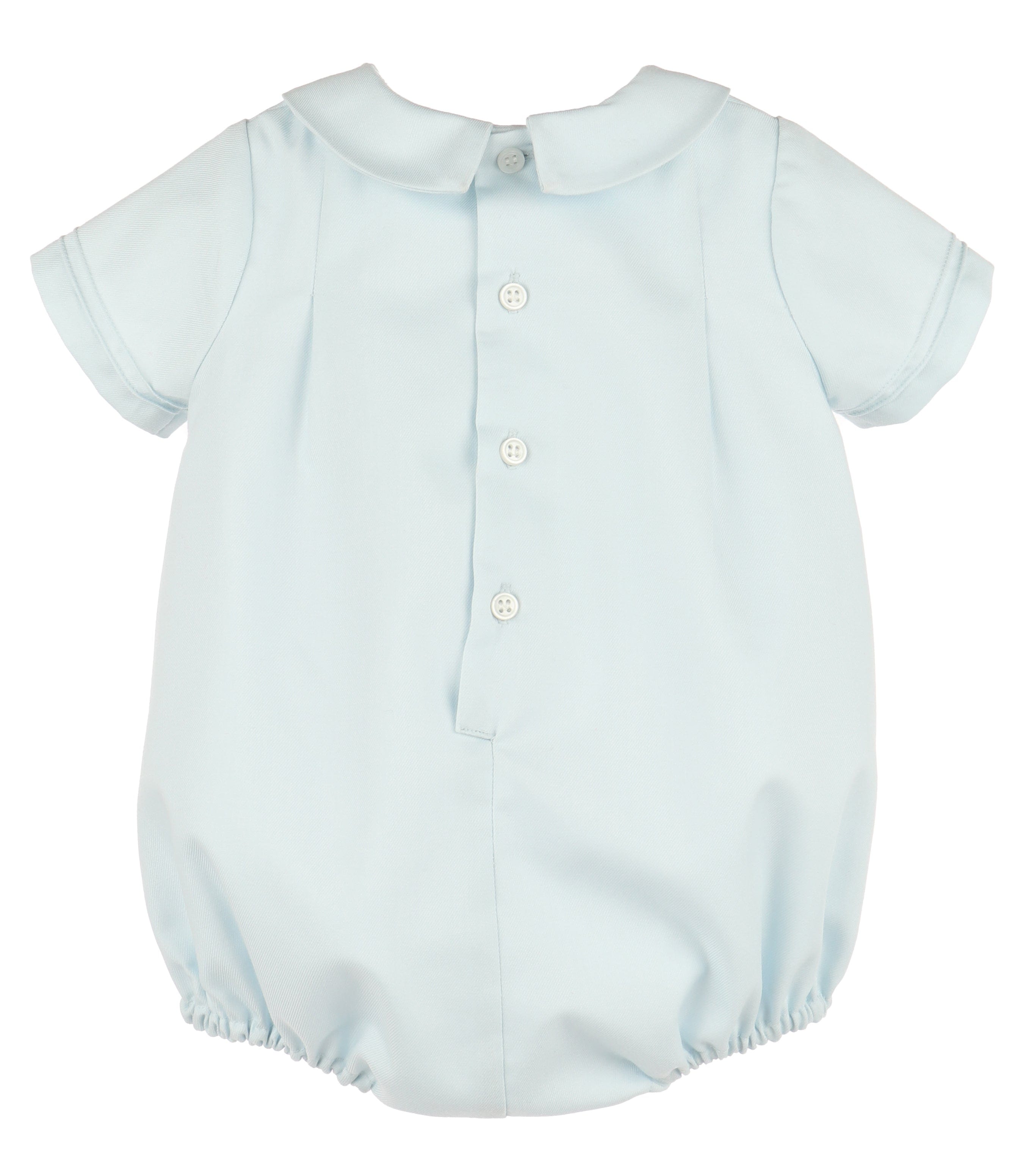 Casero & Associates Pintucks Boy Bubble, Blue - Little Miss Muffin Children & Home