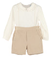 Casero & Associates Cozy Cord Boy Set, Beige - Little Miss Muffin Children & Home