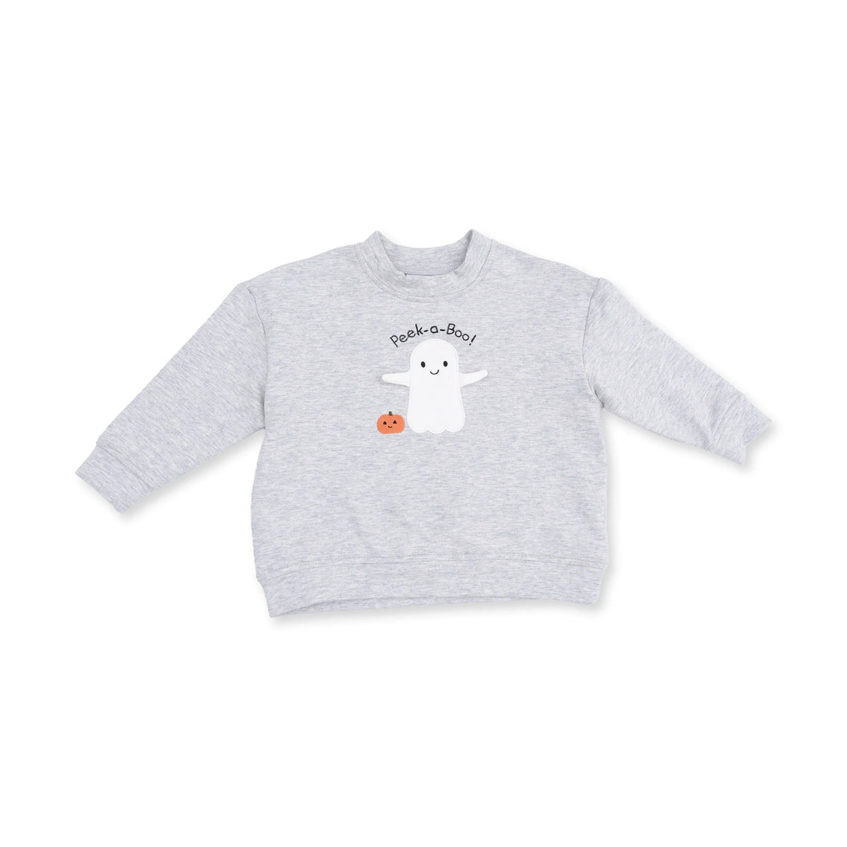 Ghosts Gray Drop Sleeve Sweatshirt