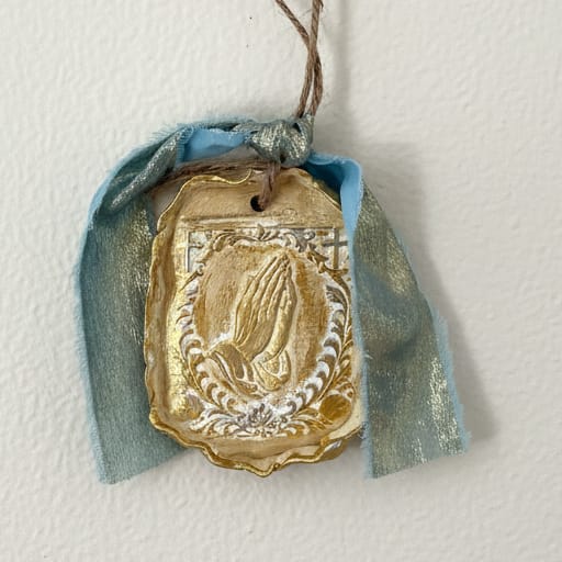 Praying Hands Religious Plaque