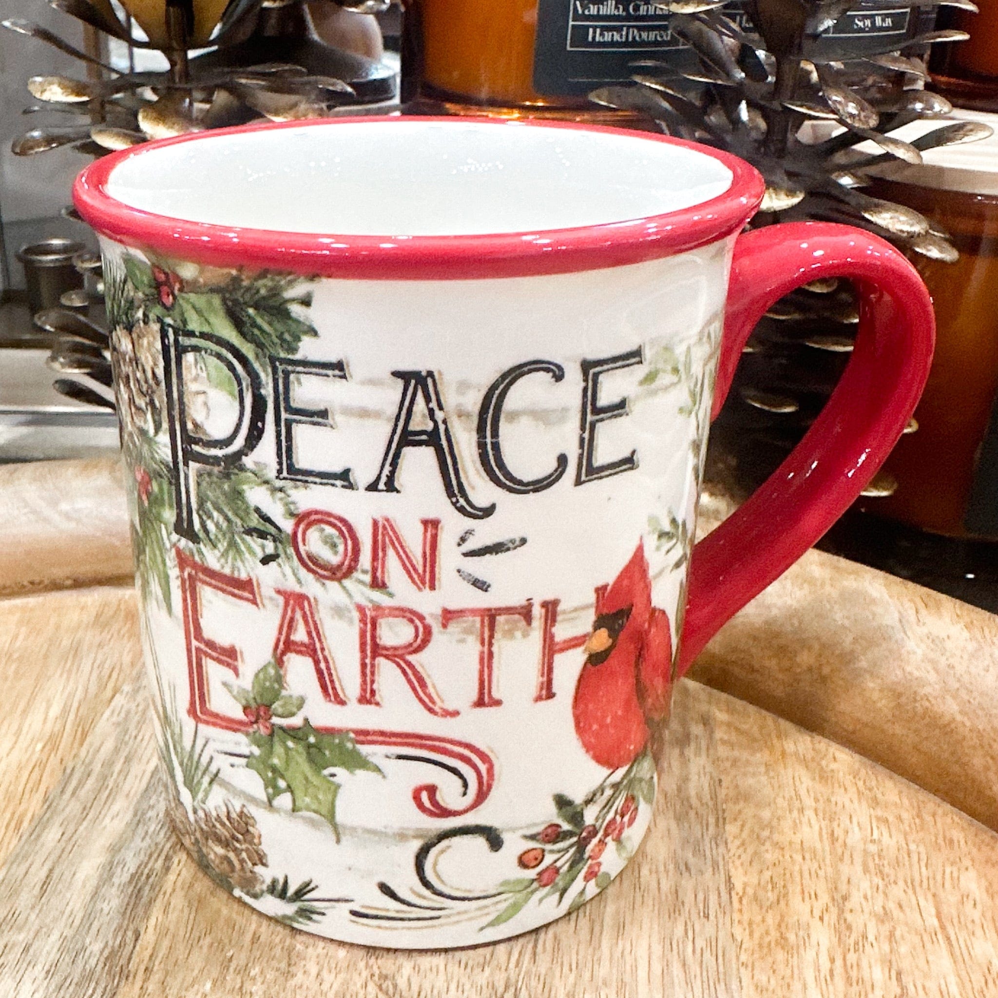 Certified International Evergreen Christmas Mug 16oz, 4 Available Styles - Little Miss Muffin Children & Home