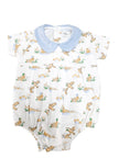 duck bubble blue collar 