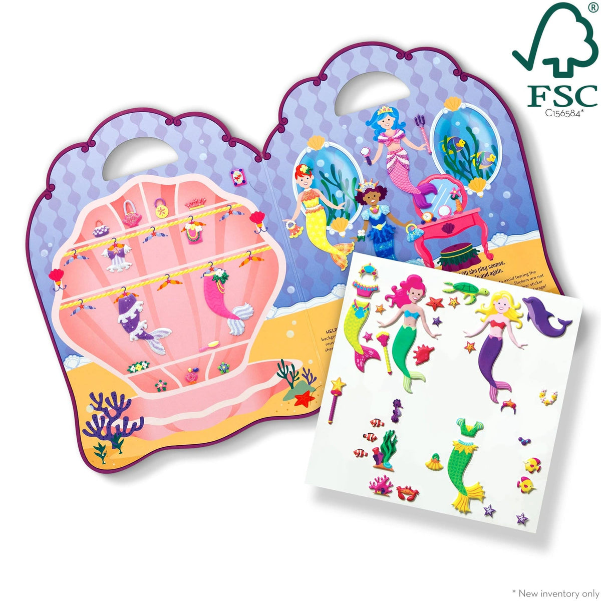 Melissa & Doug Melissa & Doug Puffy Sticker Play Set - Mermaid - Little Miss Muffin Children & Home