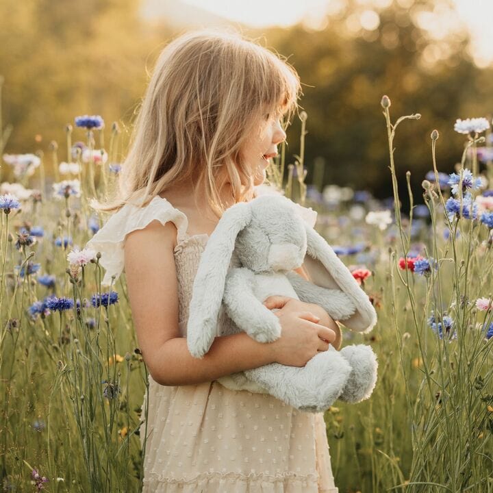 Bunnies by the Bay Bunnies By The Bay Little Nibble 12" Bunny, Gray - Little Miss Muffin Children & Home