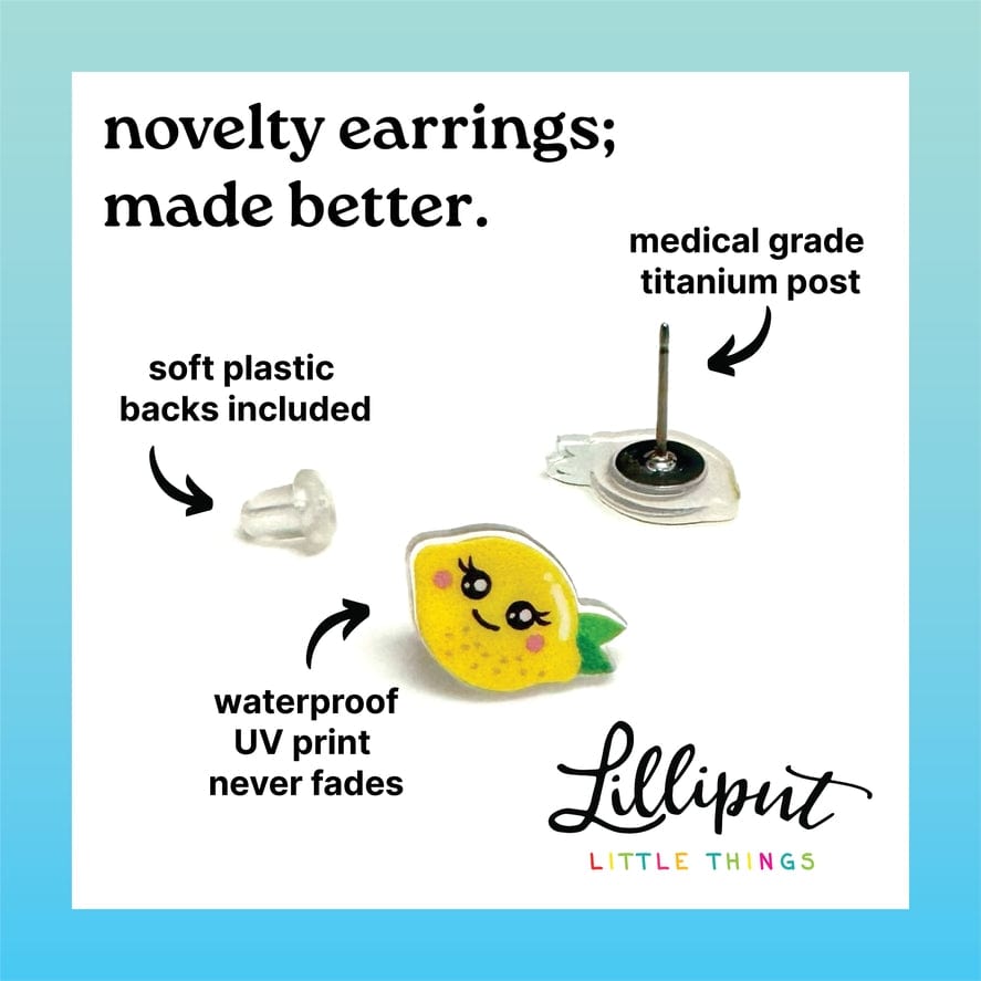 Lilliput Little Things Lilliput Little Things Snowman Snow Globe Earrings - Little Miss Muffin Children & Home
