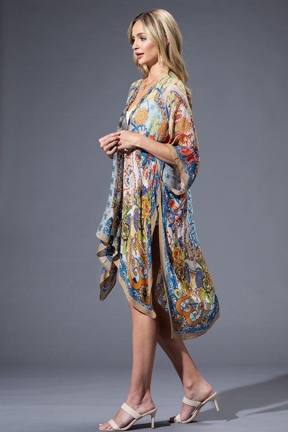 Urbanista Urbanista Gold Blue Mandala Kimono - Little Miss Muffin Children & Home