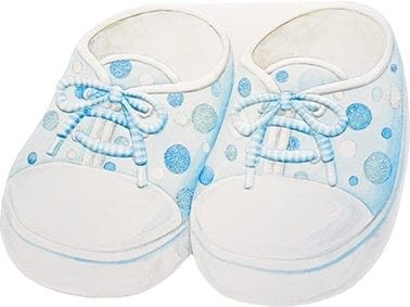 For Arts Sake For Arts Sake Baby Blue Embossed New Baby Boy Greeting Card - Little Miss Muffin Children & Home