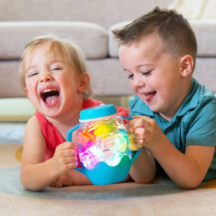 Glo Pals Blue Sensory Play Jar - Little Miss Muffin Children & Home