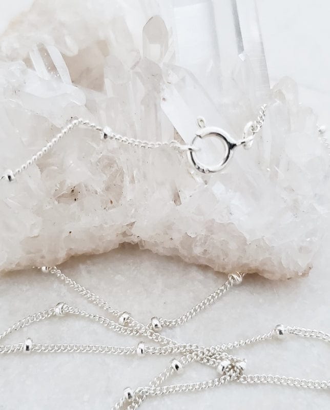 Sosie Designs Sosie Designs Sterling Silver  16" and 18" Satellite Beaded Chain Necklace - Little Miss Muffin Children & Home