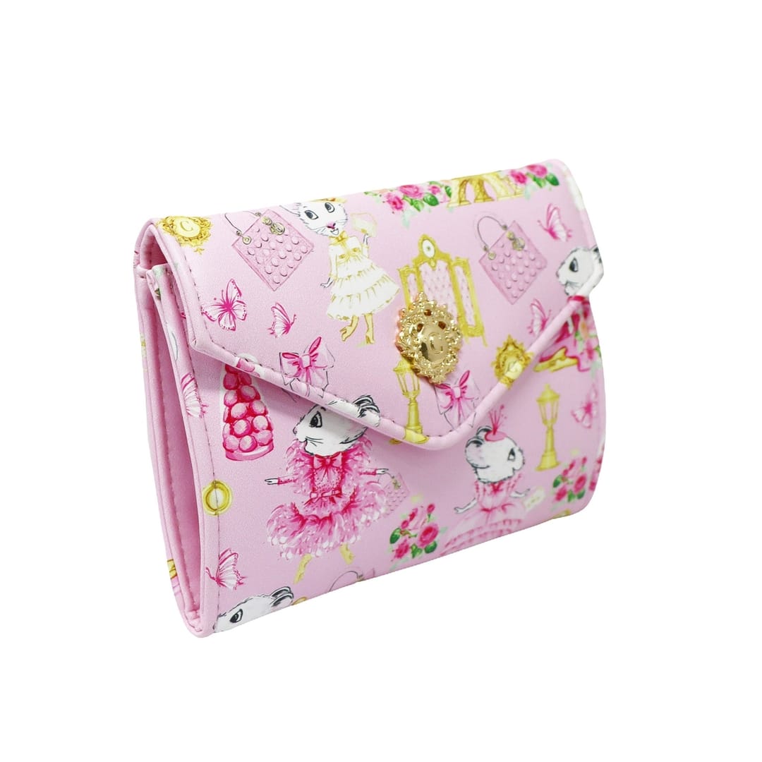 Pink Poppy Pink Poppy Claris the Chicest Mouse in Paris Wallet - Little Miss Muffin Children & Home