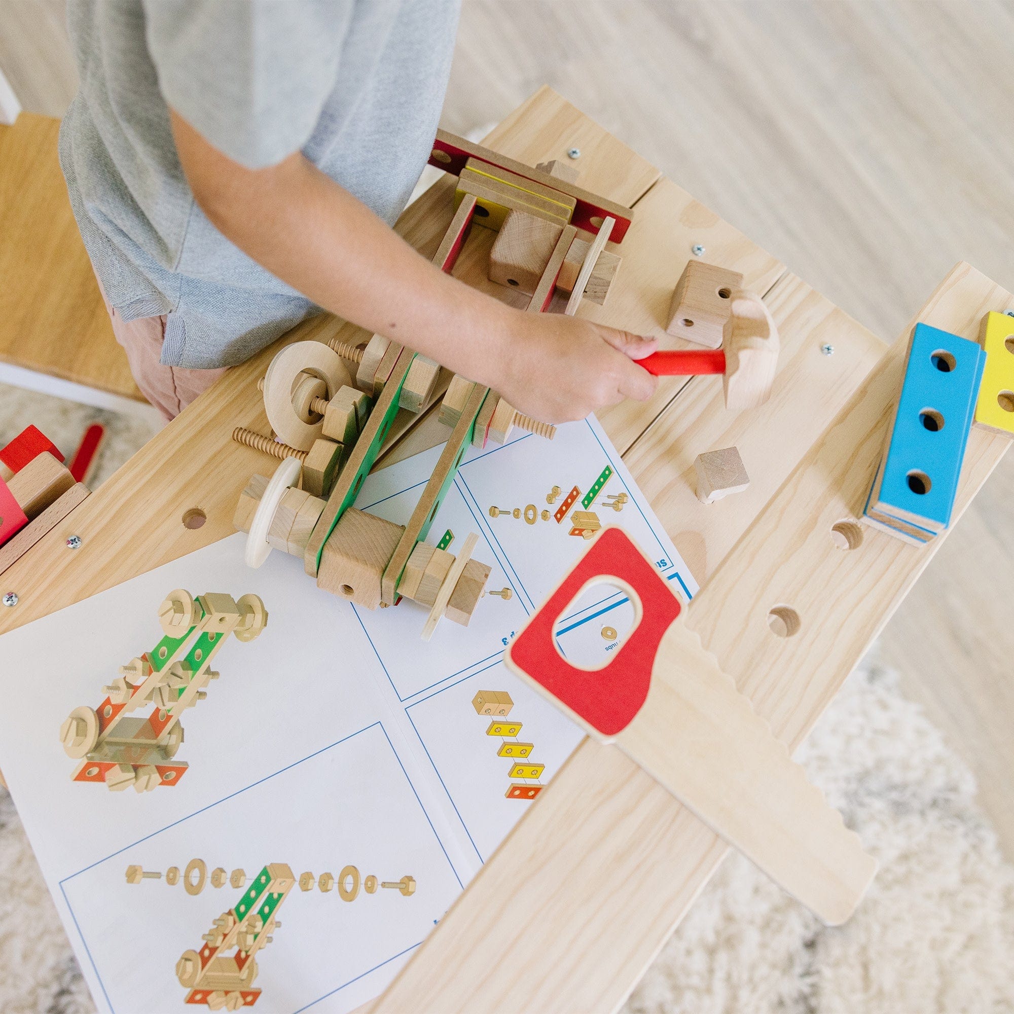 Melissa & Doug Melissa & Doug Wooden Project Workbench - Little Miss Muffin Children & Home