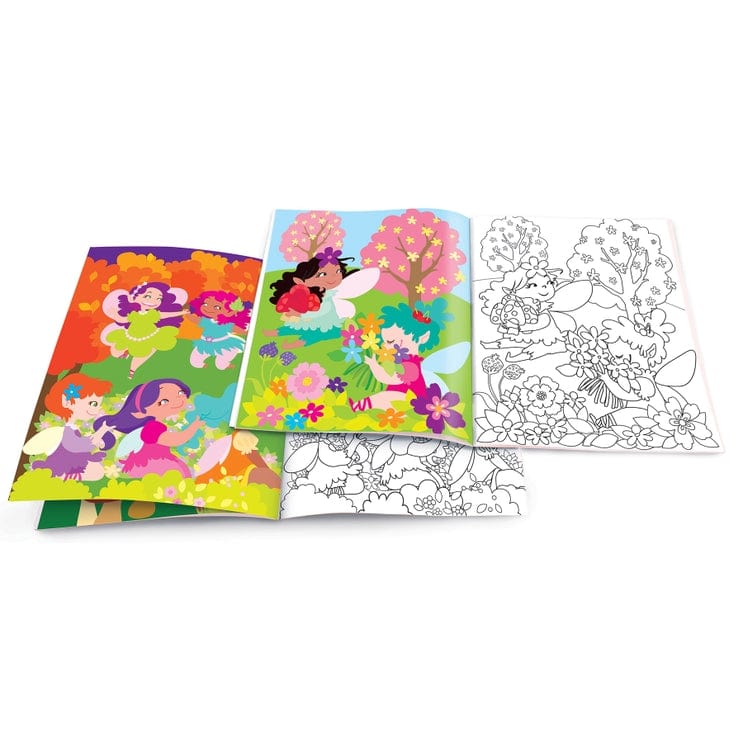 The Piggy Story The Piggy Story Dry Erase Coloring Book Fairy Garden - Little Miss Muffin Children & Home