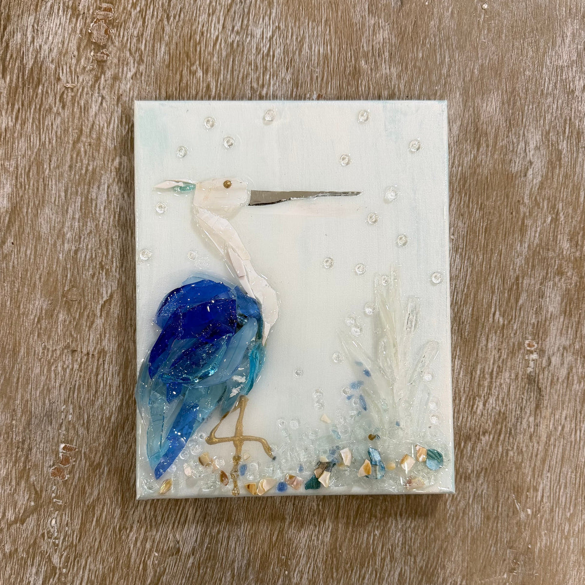 Laurie Kelly Art Studio Heron Art 8x10 - Little Miss Muffin Children & Home