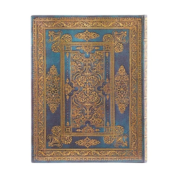 Hachette Book Group Paperblanks Blue Luxe Luxe Design Hardcover Journal - Little Miss Muffin Children & Home