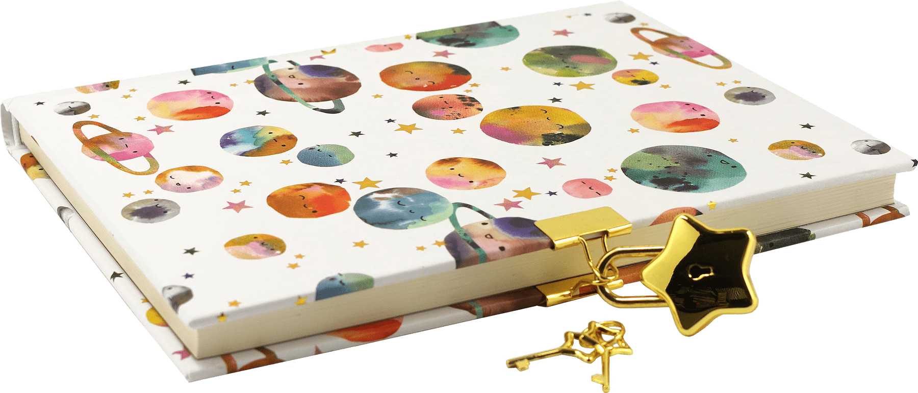 Peter Pauper Press Peter Pauper Press Outer Space Locking Journal - Little Miss Muffin Children & Home
