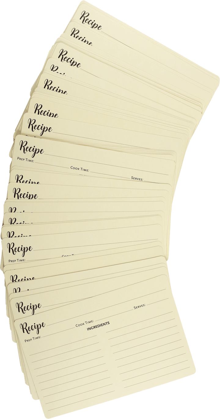 Recipe Card Refills Pack