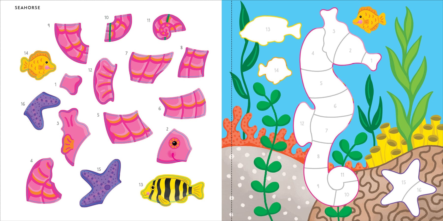 Peter Pauper Press Peter Pauper Press My First Color-By-Sticker Book - Under the Sea - Little Miss Muffin Children & Home