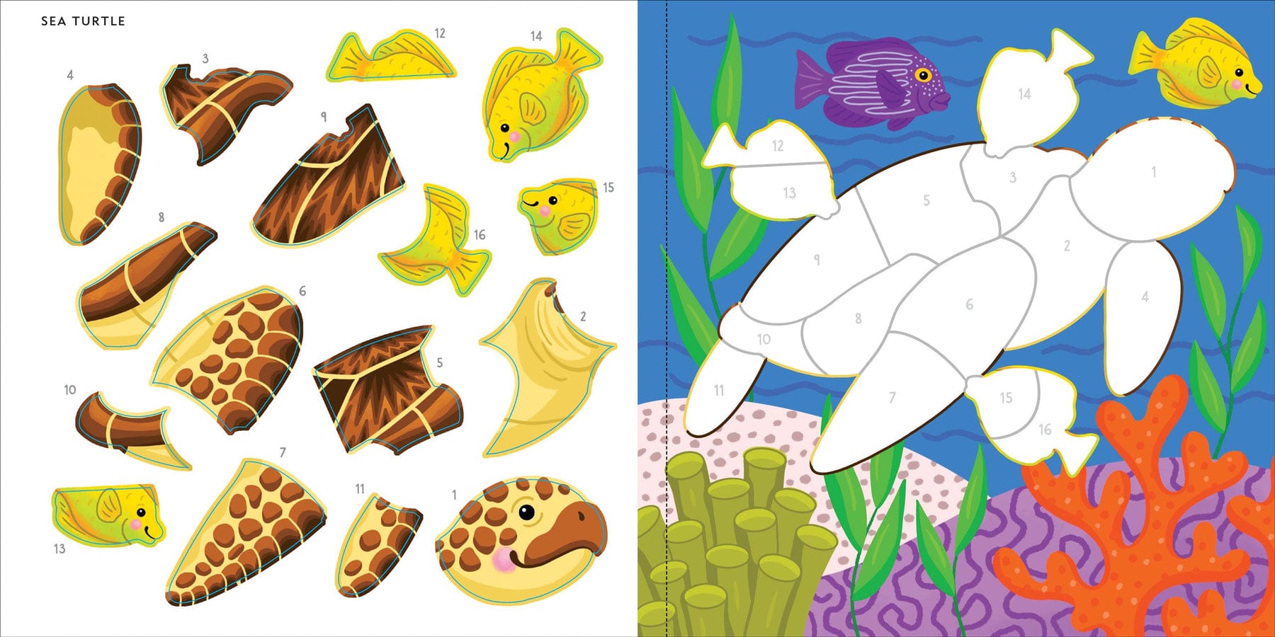 Peter Pauper Press Peter Pauper Press My First Color-By-Sticker Book - Under the Sea - Little Miss Muffin Children & Home
