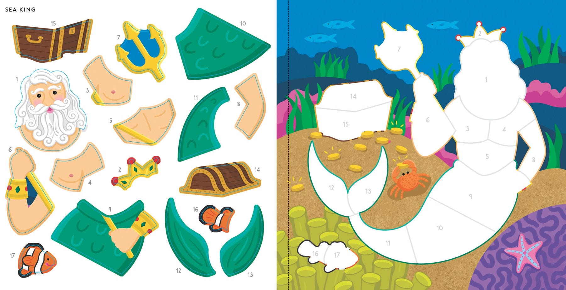 Peter Pauper Press Peter Pauper Press My First Color-by-Sticker - Mermaids & More - Little Miss Muffin Children & Home