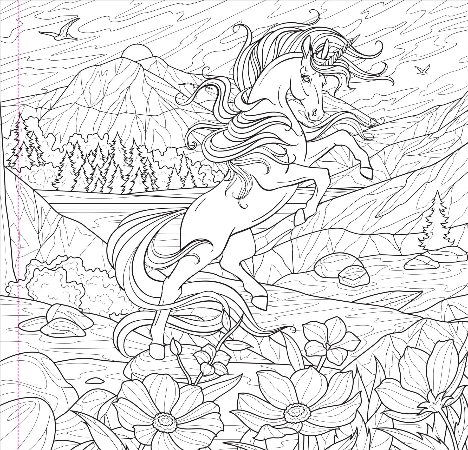 Peter Pauper Press Peter Pauper Press Enchanted Kingdom Adult Coloring Book - Little Miss Muffin Children & Home