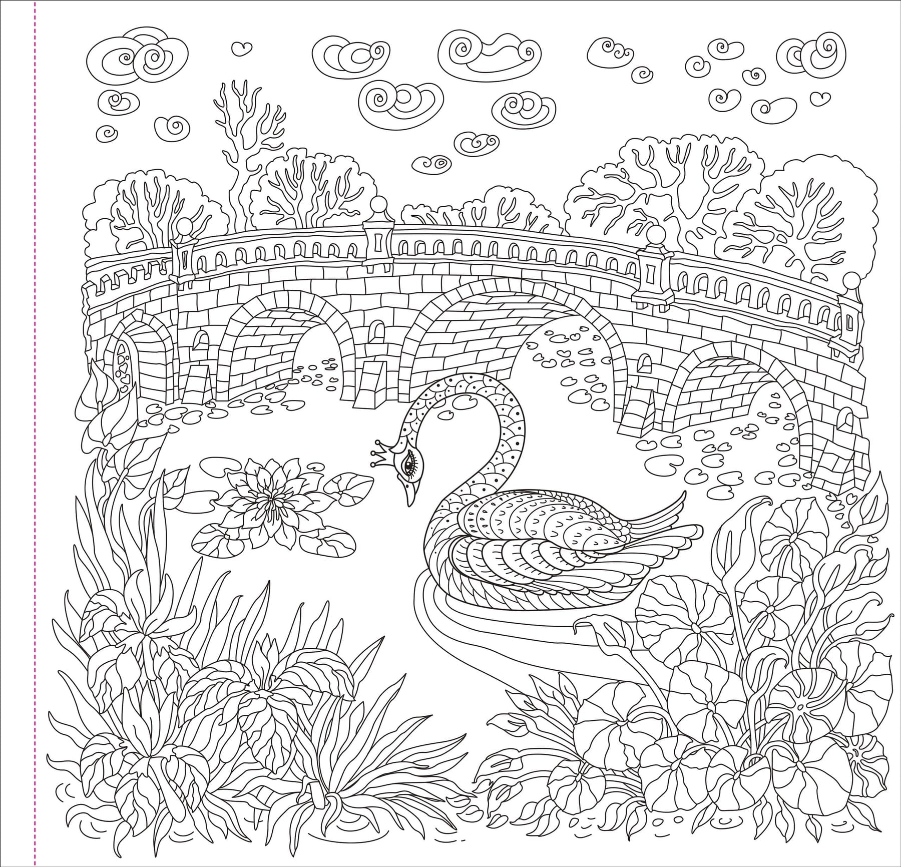 Peter Pauper Press Peter Pauper Press Enchanted Kingdom Adult Coloring Book - Little Miss Muffin Children & Home