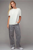 Urban Daizy Oversized Boxy Cotton Crewneck Tee in White - Little Miss Muffin Children & Home