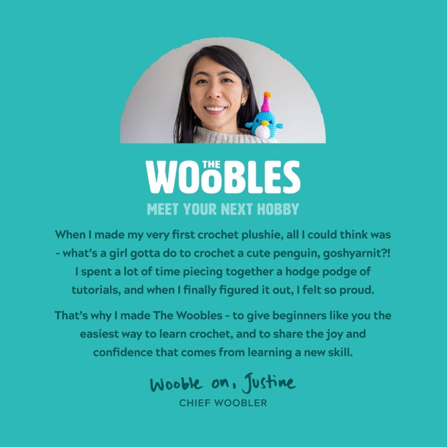 The Woobles The Woobles Albie the Phoenix Crochet Kit - Little Miss Muffin Children & Home