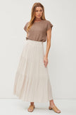 Be Cool Be Cool Smocked Waist Tiered Maxi Skirt - Little Miss Muffin Children & Home