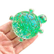 Glitter Turtle Squishy Stress Relief Toy with Taffy-Like Texture, 5 Available Colors