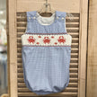 Lulu Bebe Lulu Bebe Crab Smocked Bubble - Little Miss Muffin Children & Home